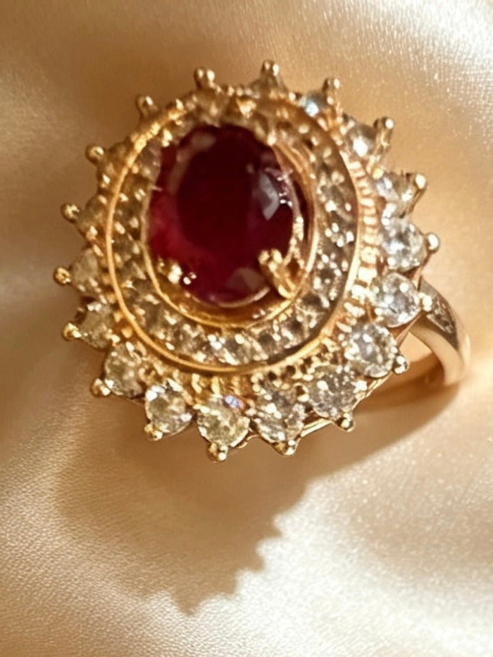 Eclipse Noir Ring   (Adjustable)