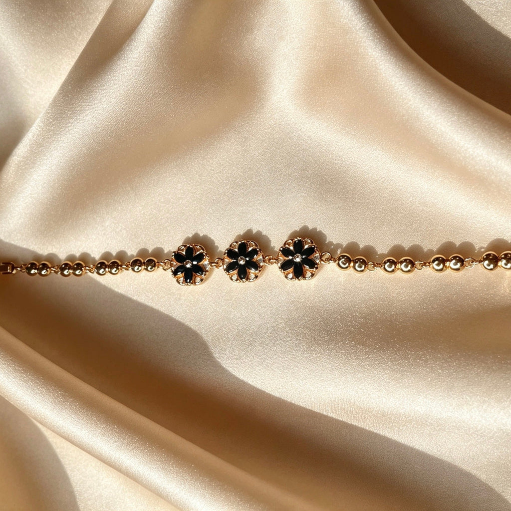 American Diamond 3 Flower Braceletts