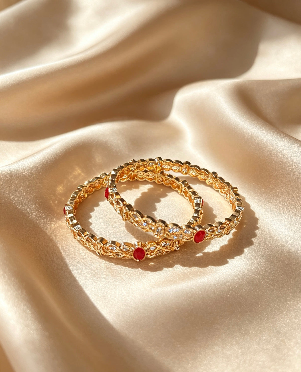 Gold Plated Bangles/ Karay