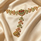Bridal Red/Green Statement set