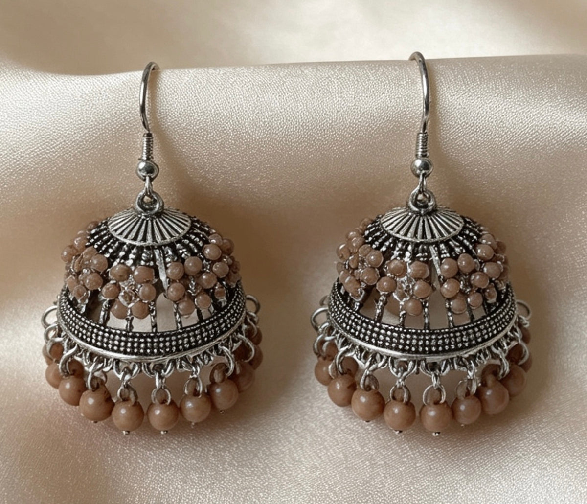 Antique Gold Small Jhumkis