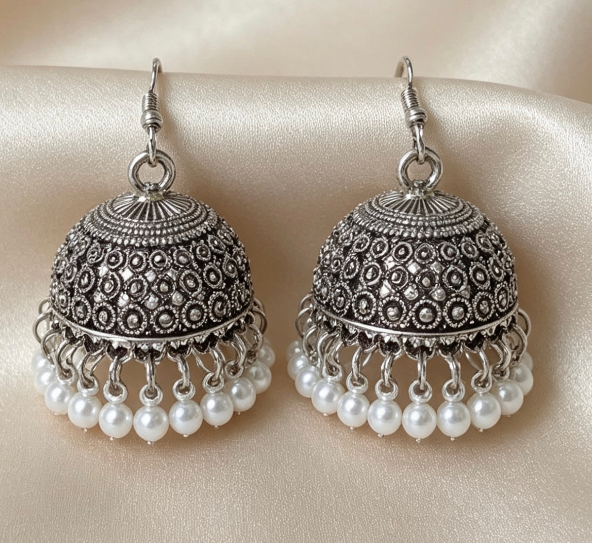Antique Gold Small Jhumkis