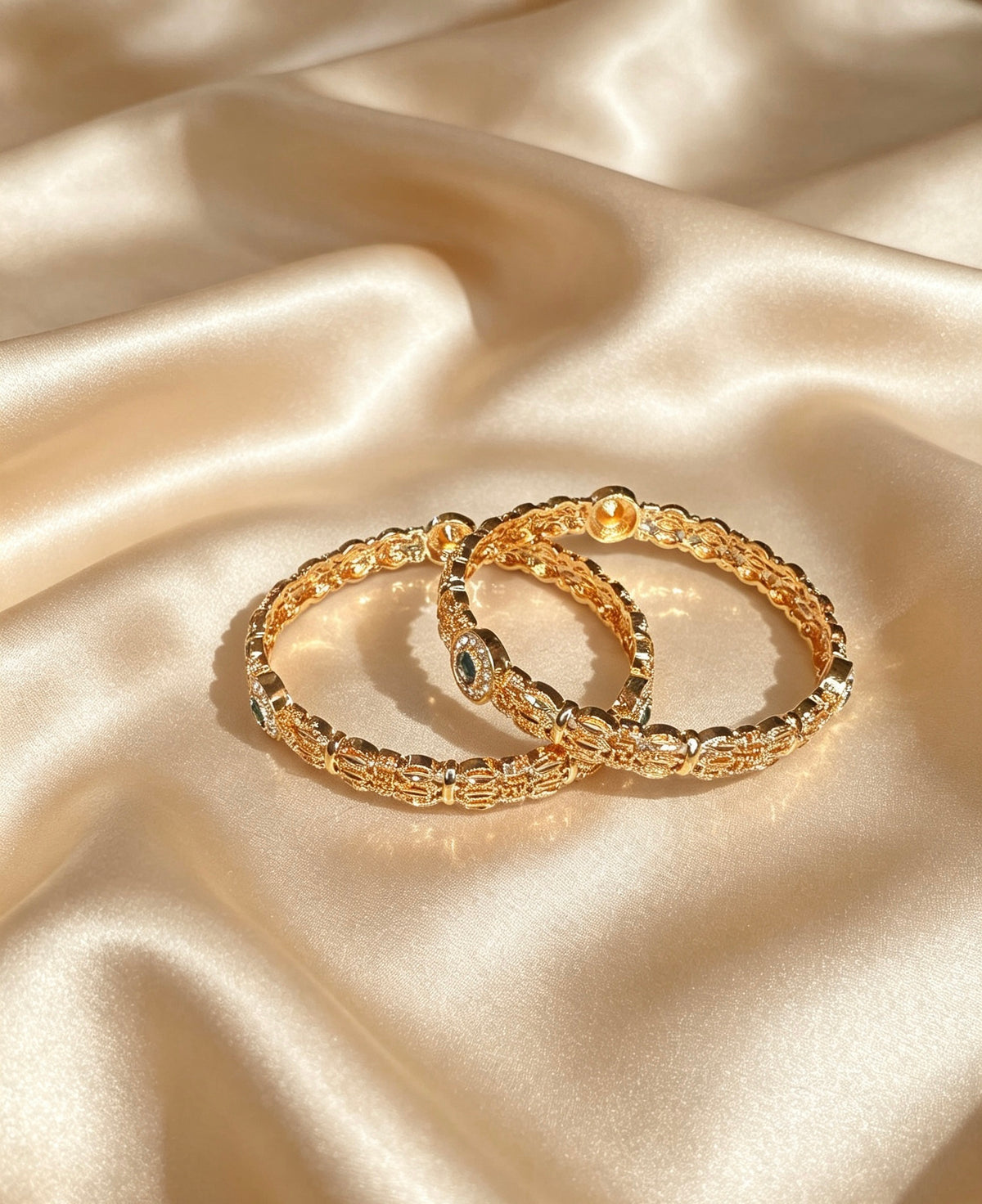 Gold Plated Bangles/ Karay