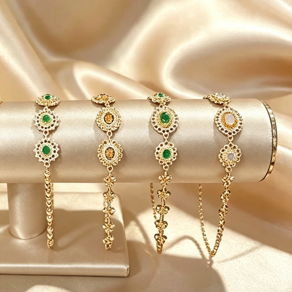 American Diamond Oval Sparkle Bracelets