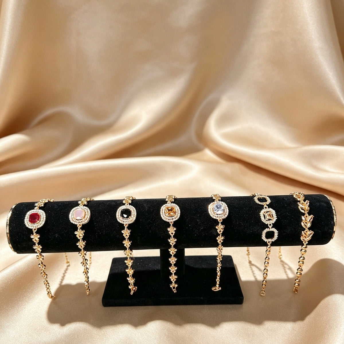 American Diamond Square Bracelet