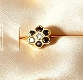 Elegant South Asian Gold Plated Nose Rings