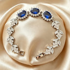 American Diamond Blue Braceletts