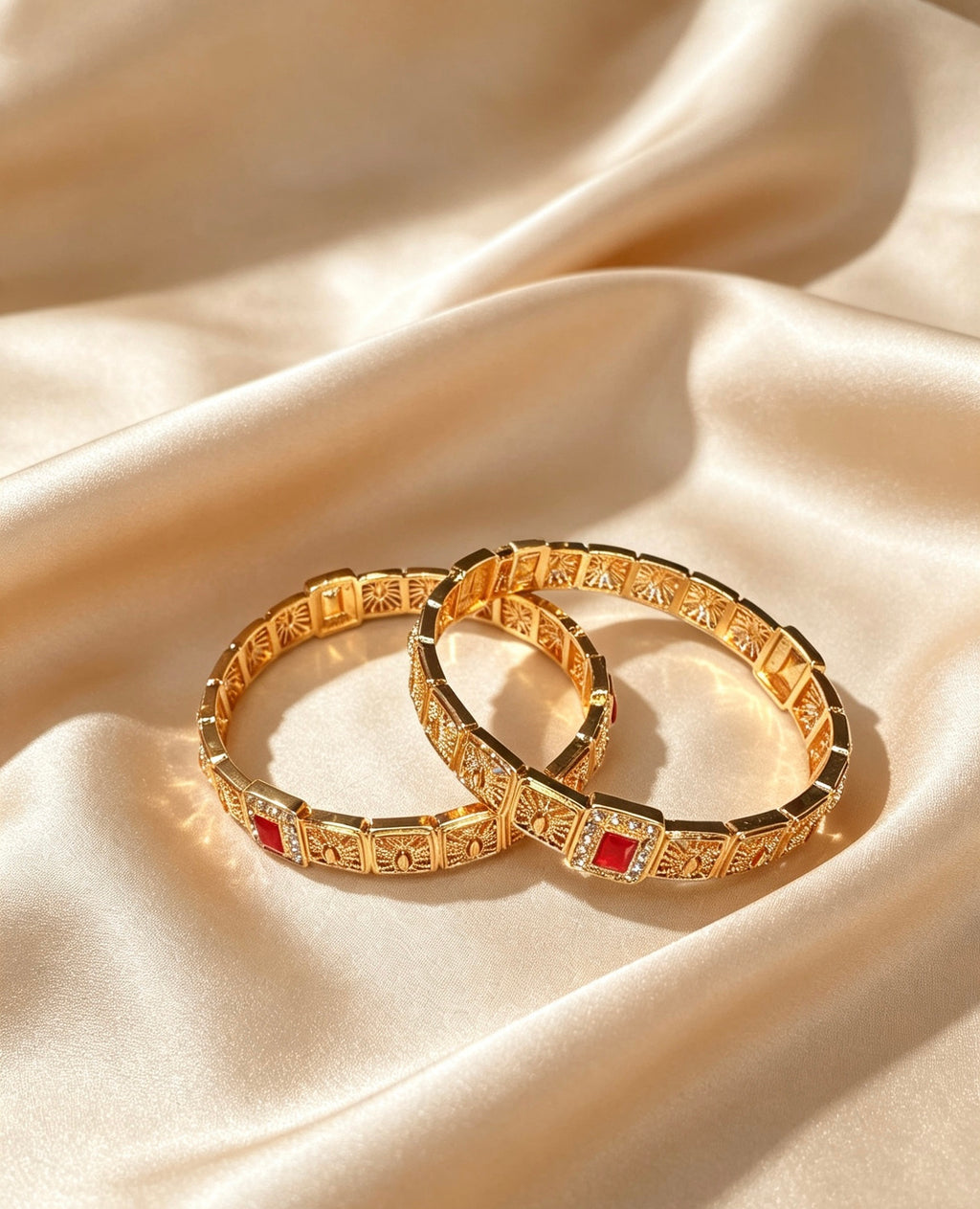 Gold Plated Bangles/ Karay