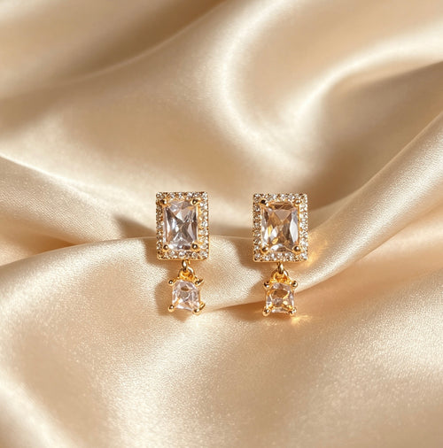 American Diamond Dainty Earrings