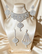 Silver Statement Bridal Set