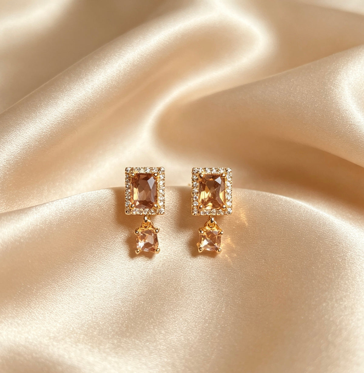American Diamond Dainty Earrings