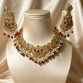 Bridal Red/Green Statement set