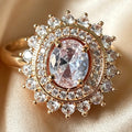American Diamond Large Statement Rings