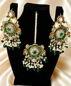 Turkish Earrings & Tikka Set