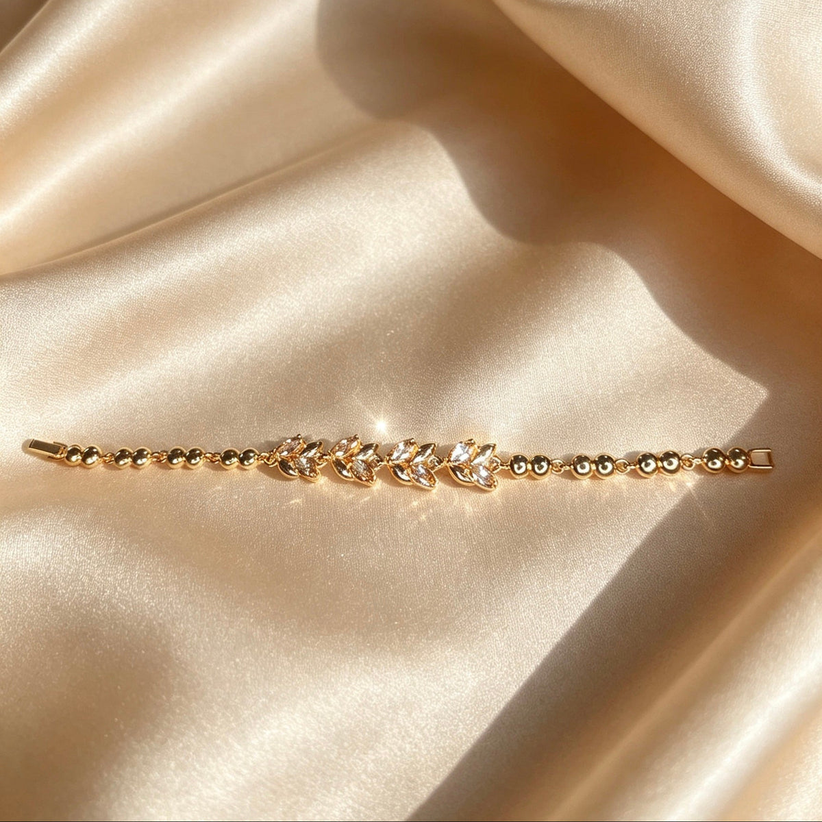 American Diamond Square Bracelet