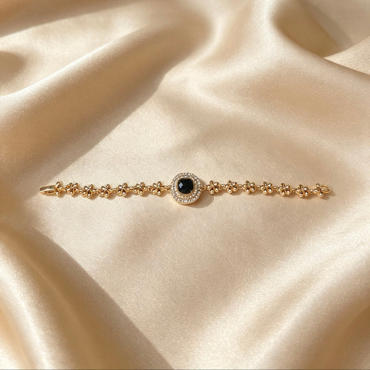 American Diamond Square Bracelet