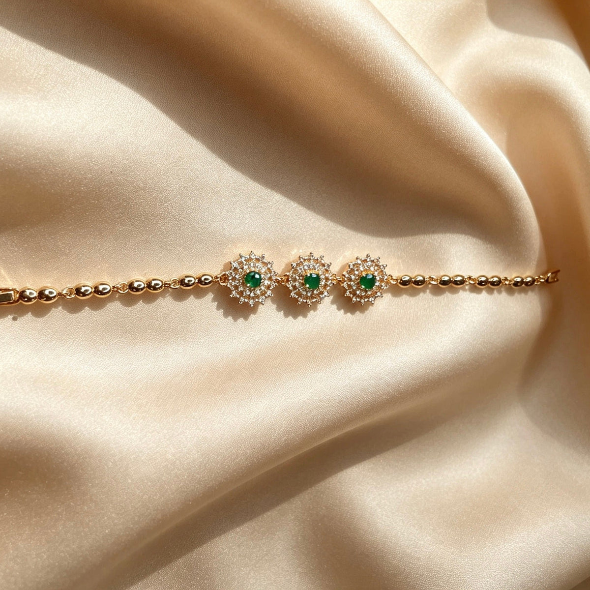 American Diamond Oval Sparkle Bracelets