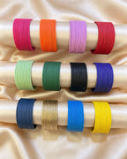 Plain  Matt metal coloured bangles 2.8"