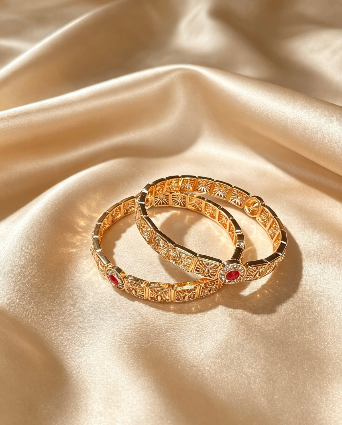 Gold Plated Bangles/ Karay