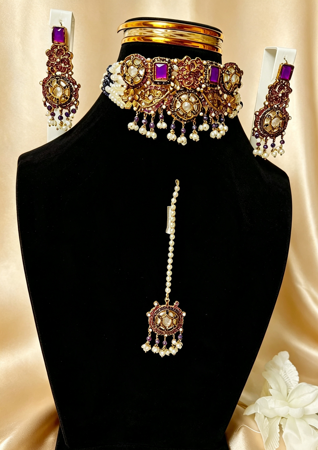 Turkish Royal Amethyst & Twilight Sparkle Jewellery Set