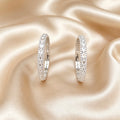 Silver Crystal Bangles