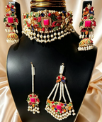 Bright Pink Bridal Set