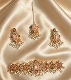 Royal Gardenia Choker Jewellery Set
