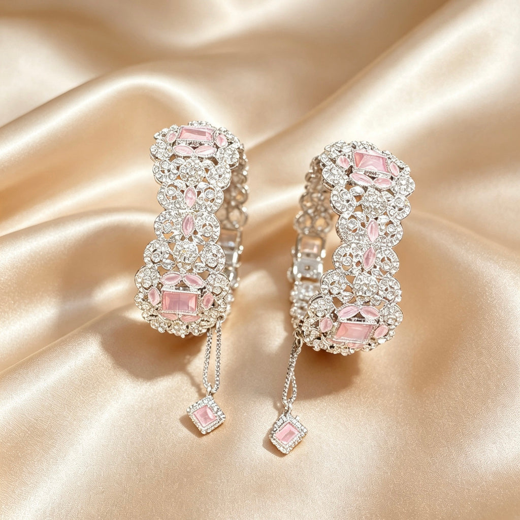 Blush Pink Crystal Openable Kara