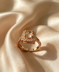The Midnight Halo Ring