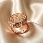 Large Gold-Tone Signet Rings