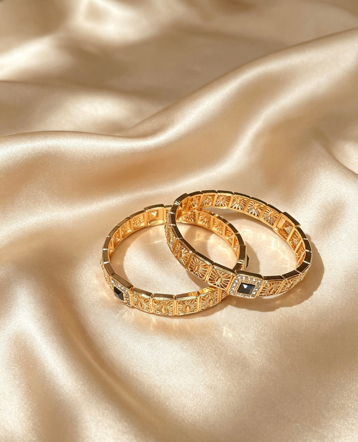 Gold Plated Bangles/ Karay