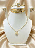 Square Pendant Jewellery Set