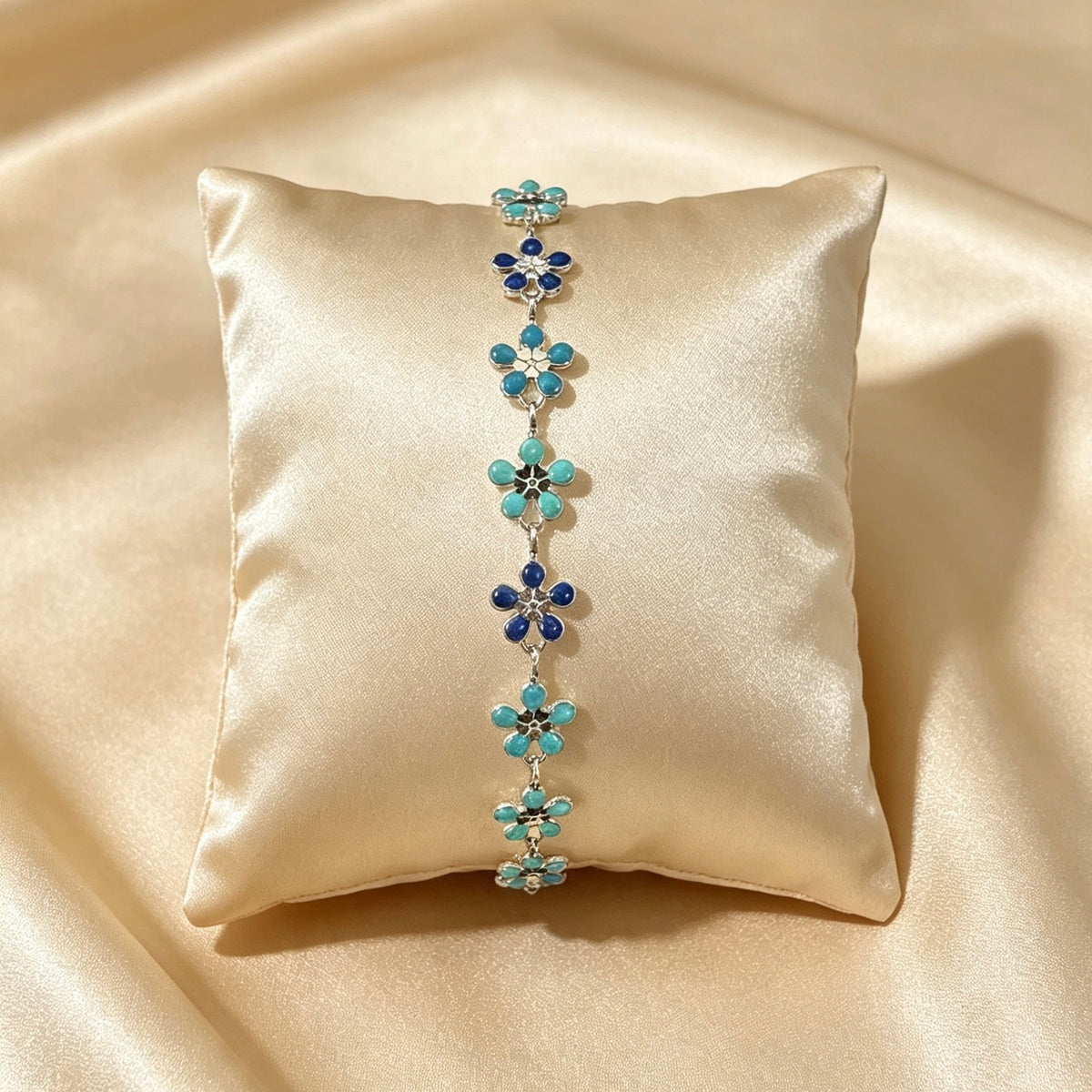 American Diamond Blue Braceletts