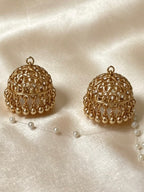 Antique Gold Small Jhumkis