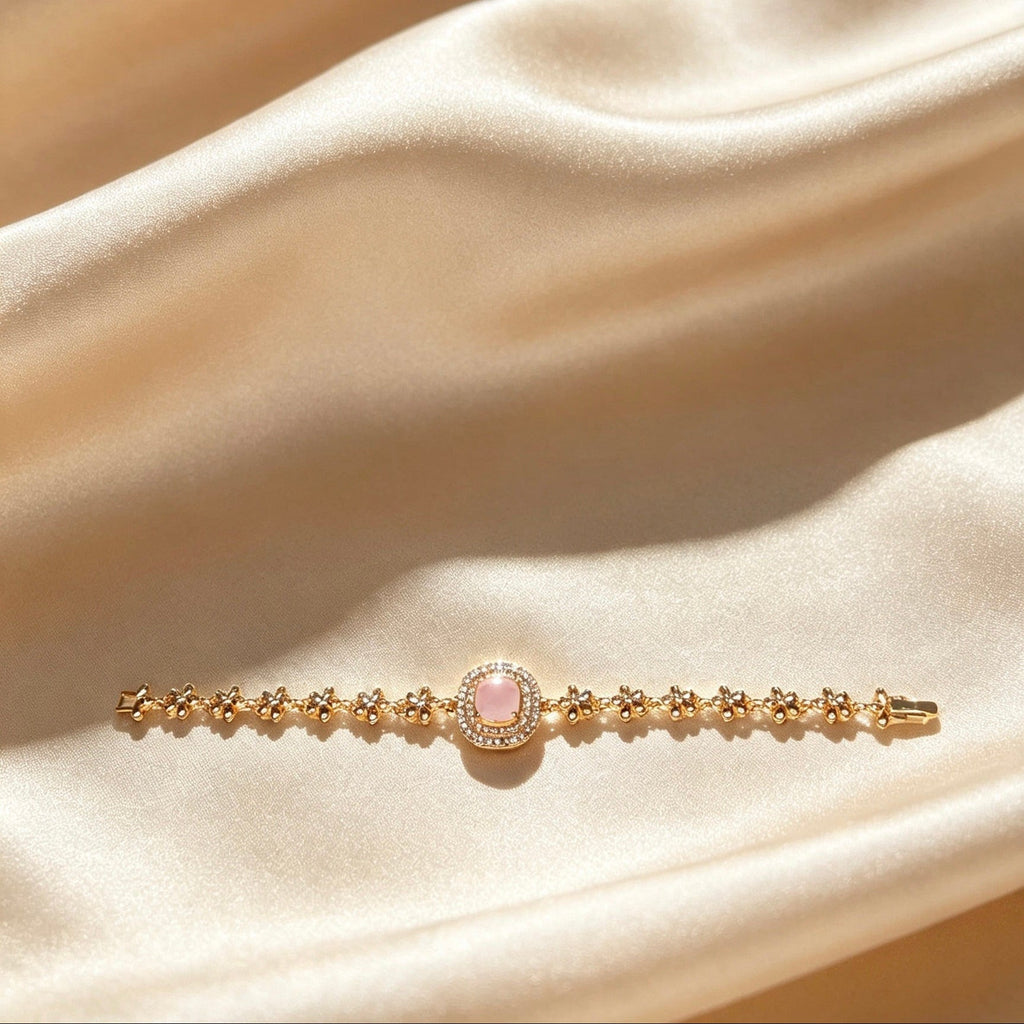 American Diamond Square Bracelet
