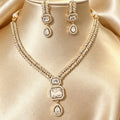 American Diamond Gold Statement Set
