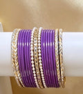 Purple Statement Bangle Sets  2.8"