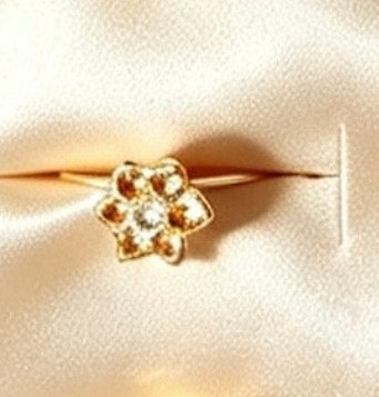 Elegant South Asian Gold Plated Nose Rings