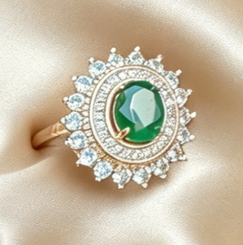 American Diamond Large Statement Rings